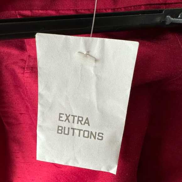 Talbots Pure Silk Red Pants Size 16 NWT - Picture 9 of 11